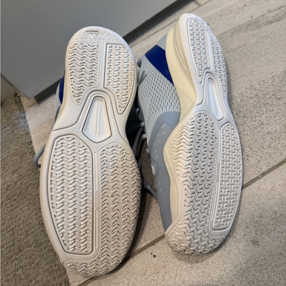 adidas Light Blue and Royal Blue Pickleball Sneakers - Picture 5 of 5